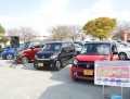 会場の一角には「新車コーナー」も設けた