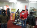 プロ向け工具「ツールパワー」による展示会・抽選会も好評だった