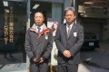 （左）涌井延昭工場長、（右）大平哲也整備事業部長