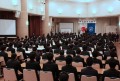 入社式の模様