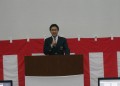 セレモニーでは菊地社長が会員への謝辞を述べた