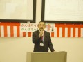 小方会場長が来場会員に挨拶