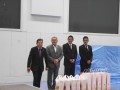 佐賀、長崎両県の理事長と流通委員長が登壇（左から西村、吉冨、東、沖田氏）