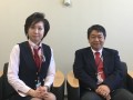 堀内会場長（右）と大川さん（左）