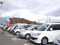 ＭＡＡ中四国ジョイントにはコンパクトカーや軽自動車など小売り向け車両が多数出品