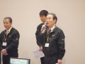 大峰社長が会員への謝辞を述べた