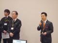 ＪＵ宮崎の黒木理事長が来賓を代表して祝辞を述べた