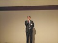 東副会長が懇親会の冒頭挨拶