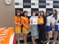 ＵＳＳガールズや各社の女性スタッフがイベントに花を添えた