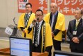 挨拶に立つ口野青年部会長