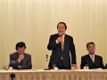 松永会長が挨拶を述べた