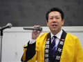 陶山青年部会長が挨拶に立ち、心からの謝辞を述べた