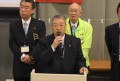 来賓代表で挨拶を述べるJU中部・岩瀬会長