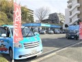 駐車スペースの十分確保された店舗