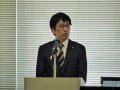 北口新社長が挨拶に立ち、会員への謝辞を述べた