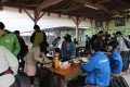 作業後にBBQ交流会