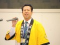 陶山部会長が挨拶を述べた