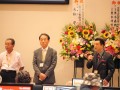 ＪＵ宮崎の黒木理事長が地元業界を代表して祝辞を述べた