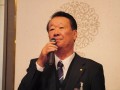 徳永会長・理事長が謝辞を述べた