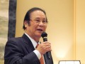 松永会長・理事長が新年挨拶を述べた