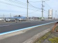 会場前道路も同時期にリニューアルされたばかり