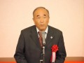 優績会員を代表し崎山カーサービスの﨑山社長が祝辞を述べた