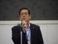 JU長崎の東理事長が代表して挨拶を述べた