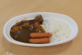 昼食はJU福井定番の手作りカレーが振舞われた