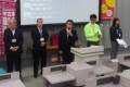セリ前のセレモニーで挨拶をする澤田筆頭副理事長