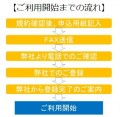 ベイネット無料提供の流れ