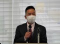 古賀会場長が会員への挨拶を述べた