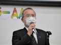 奈良自販協の菊池会長が挨拶を述べた