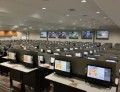 開放感のあるセリ会場は1,150席を設置