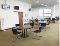 開放感のある休憩＆談話フロア
